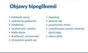 Objawy hipoglikemii: kołatanie serca, potliwość, osłabienie, drżenie rąk, wilczy głód. Co to jest hipoglikemia? To niski poziom cukru we krwi.