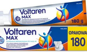 Voltaren MAX - najlepsza maść przeciwbólowa i przeciwzapalna. Żel 180g, działa do 12 godzin.